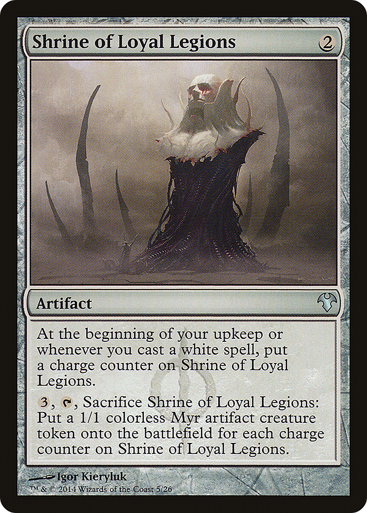 Shrine of Loyal Legions (MD1-005) [Misc] Modern Event Deck 2014 MTG Single Wizards of the Coast
