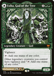 Esika, God of the Tree (KHM-314) [Kaldheim] (Showcase) Foil MTG Single Wizards of the Coast