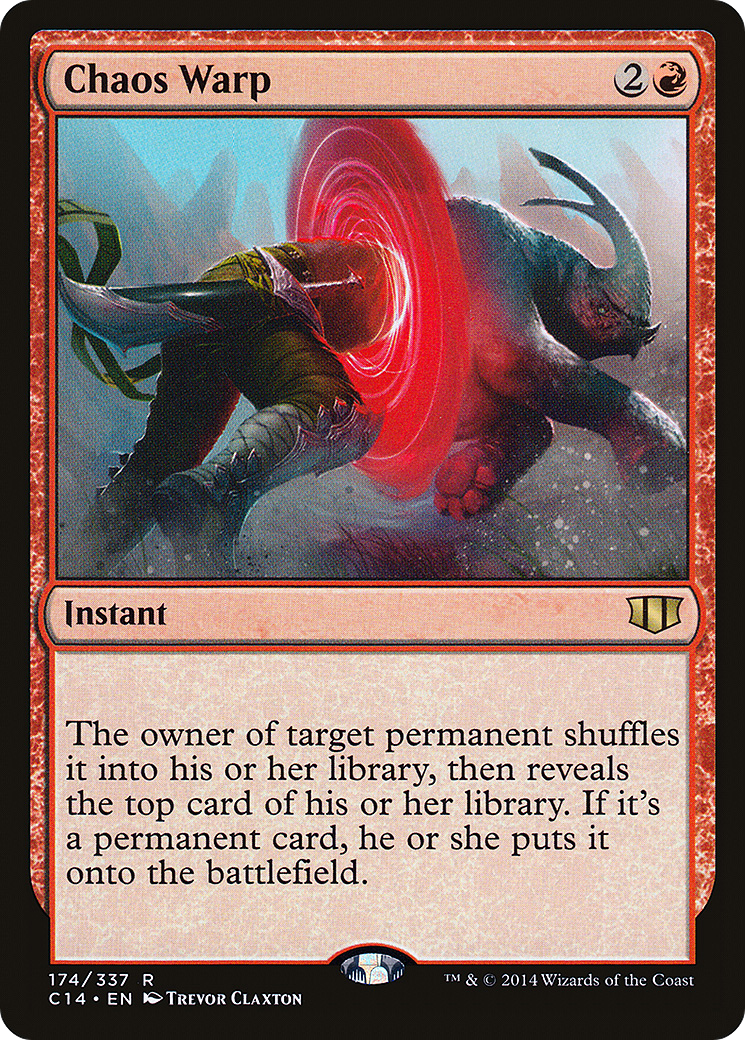 Chaos Warp (C14-174) [Commander 2014] MTG Single Wizards of the Coast
