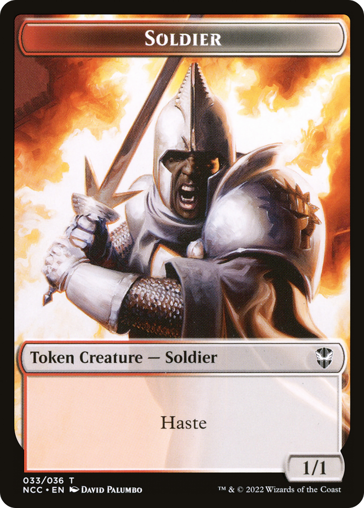 Soldier (TNCC-033) [Tokens] New Capenna Commander Tokens Foil MTG Single Wizards of the Coast