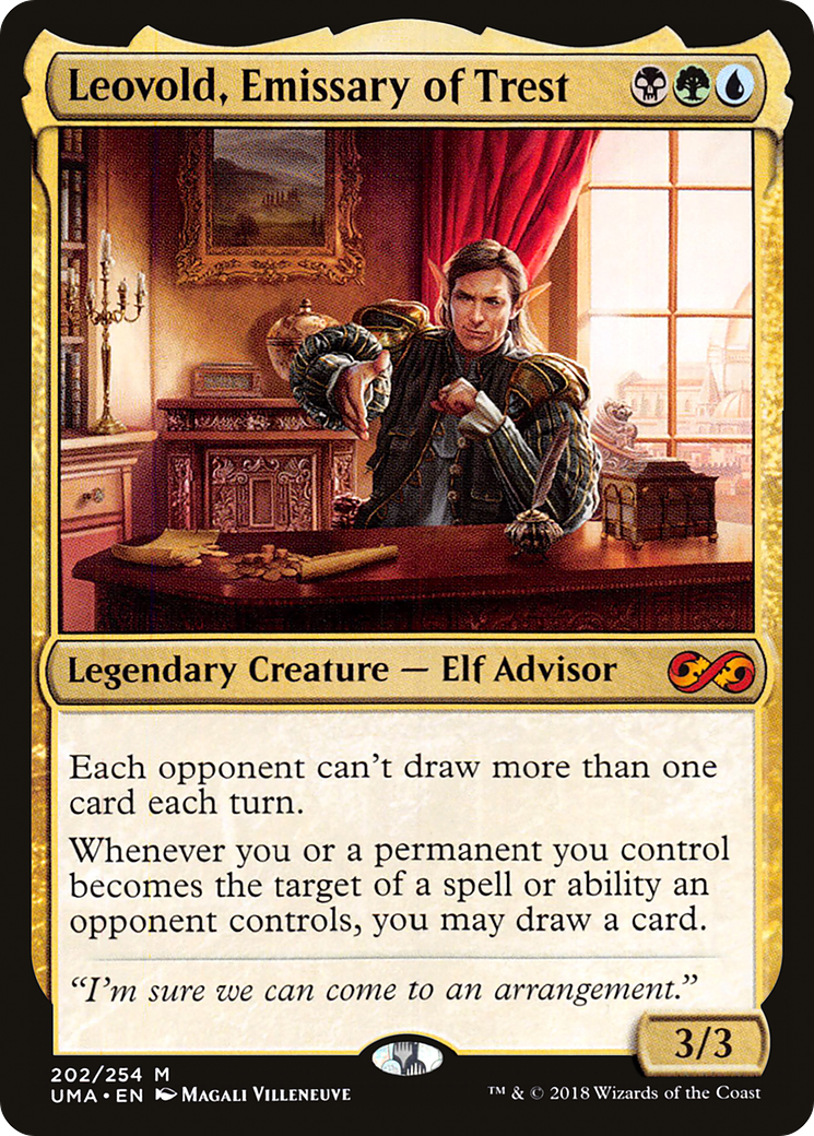 Leovold, Emissary of Trest (UMA-202) [Ultimate Masters] Foil MTG Single Wizards of the Coast