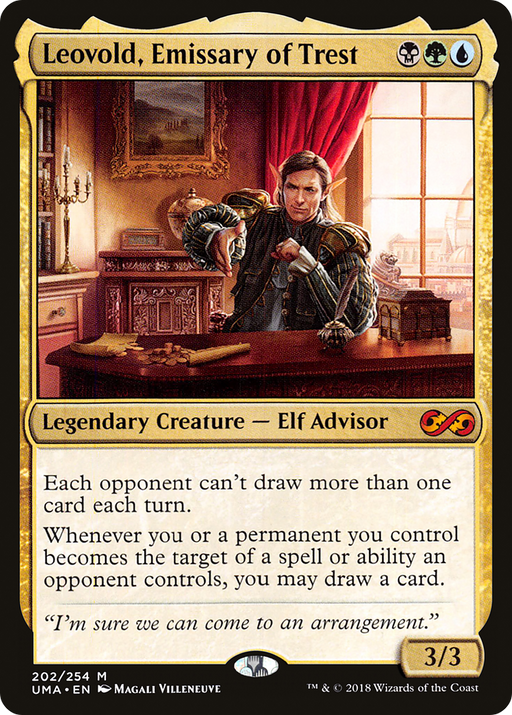 Leovold, Emissary of Trest (UMA-202) [Ultimate Masters] MTG Single Wizards of the Coast