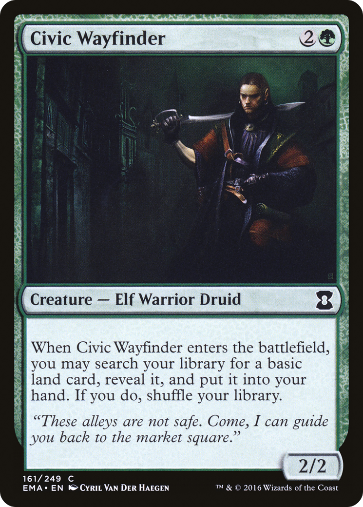 Civic Wayfinder (EMA-161) [Eternal Masters] Foil MTG Single Wizards of the Coast