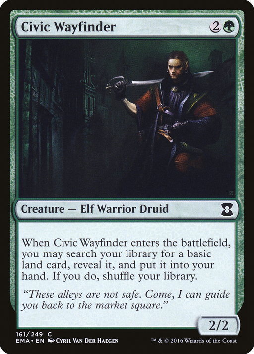Civic Wayfinder (EMA-161) [Eternal Masters] MTG Single Wizards of the Coast