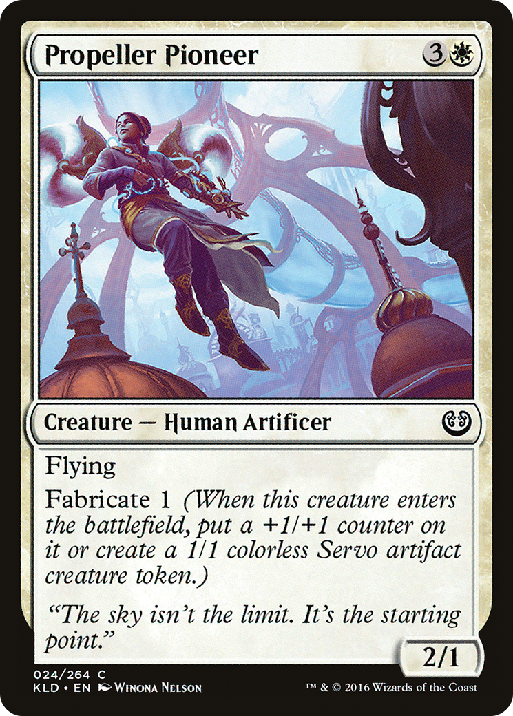Propeller Pioneer (KLD-024) [Kaladesh] Foil MTG Single Wizards of the Coast