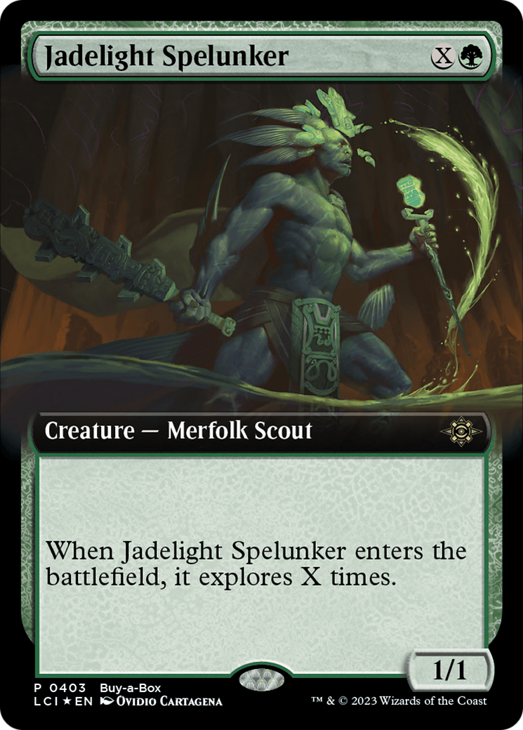 Jadelight Spelunker (BABP-403) [The Lost Caverns of Ixalan] (Extended Art) Foil MTG Single Wizards of the Coast