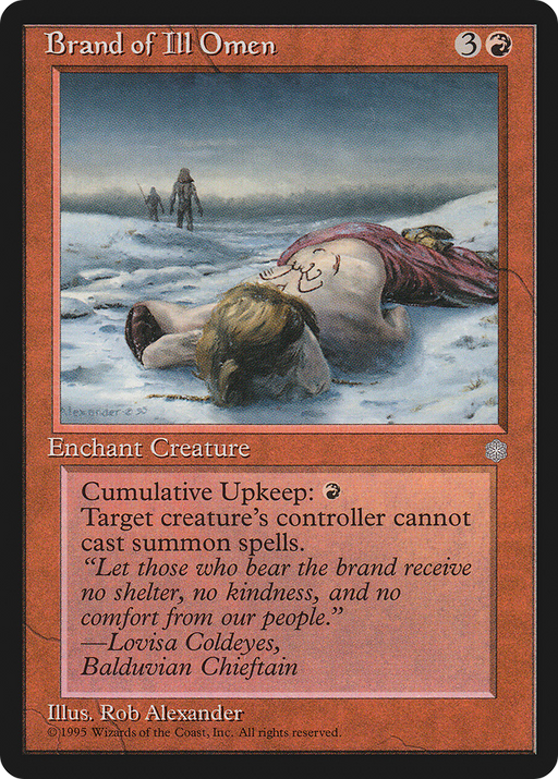 Brand of Ill Omen (ICE-177) [Ice Age] MTG Single Wizards of the Coast