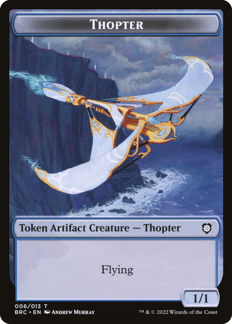 Thopter (TBRC-006) [Tokens] The Brothers' War Commander Tokens MTG Single Wizards of the Coast