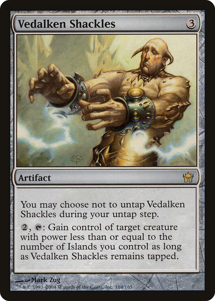 Vedalken Shackles (5DN-164) [Fifth Dawn] Foil MTG Single Wizards of the Coast