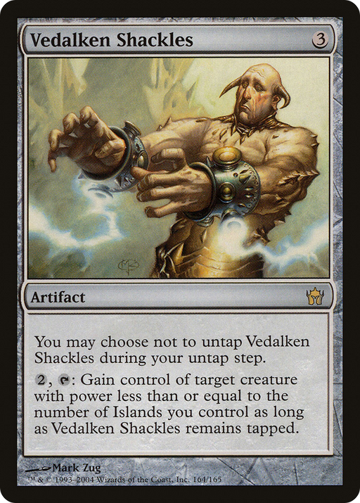 Vedalken Shackles (5DN-164) [Fifth Dawn] MTG Single Wizards of the Coast