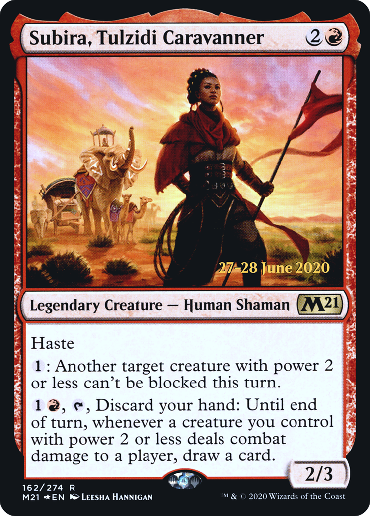 Subira, Tulzidi Caravanner (PRE-162) [Core Set 2021 Promos] Foil MTG Single Wizards of the Coast