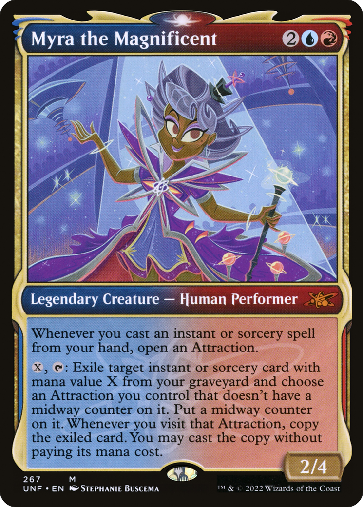Myra the Magnificent (UNF-267) [Unfinity] (Showcase) MTG Single Wizards of the Coast