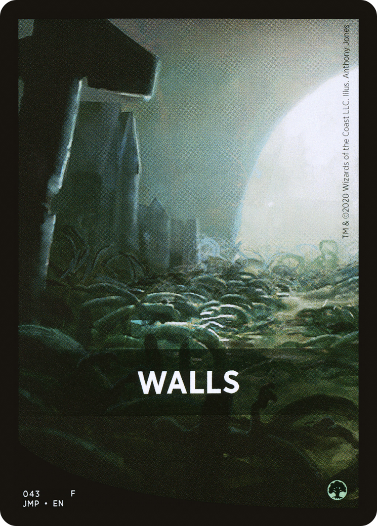 Walls Theme Card (JMP-043) [Tokens] Jumpstart Front Cards MTG Single Wizards of the Coast