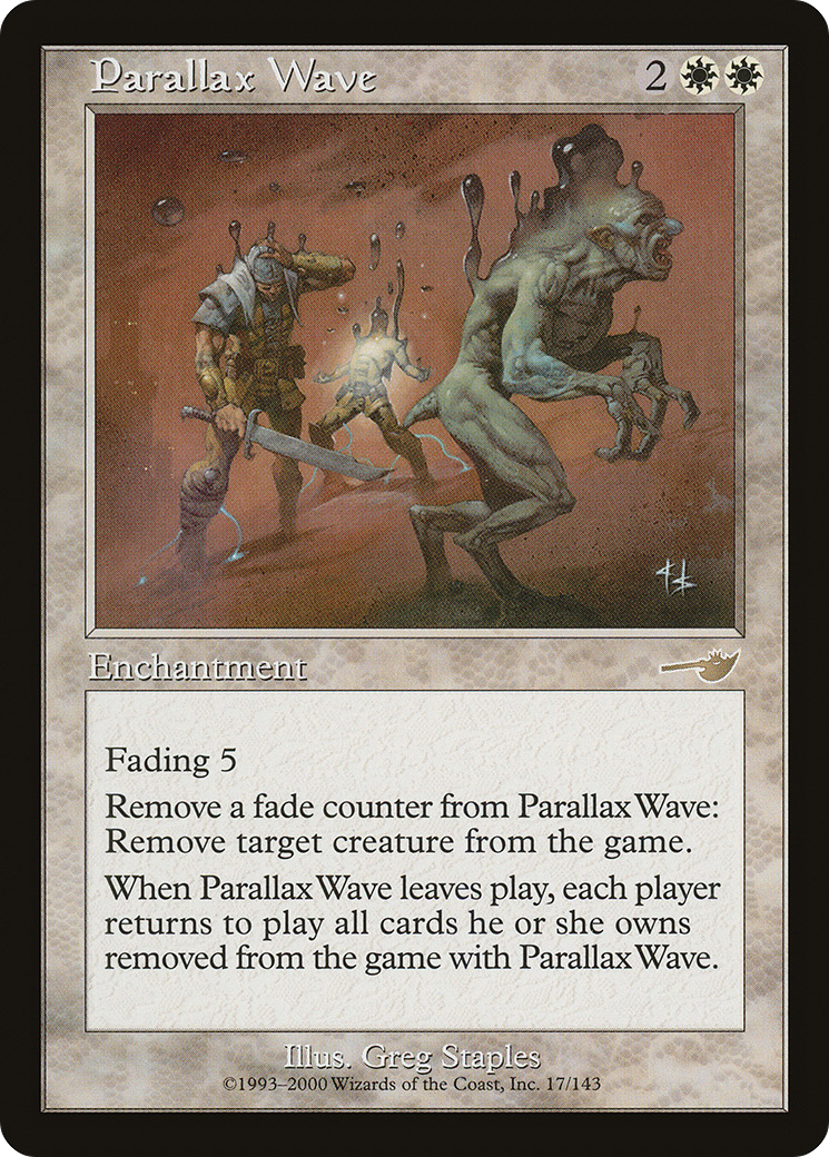 Parallax Wave (NMS-017) [Nemesis] Foil MTG Single Wizards of the Coast