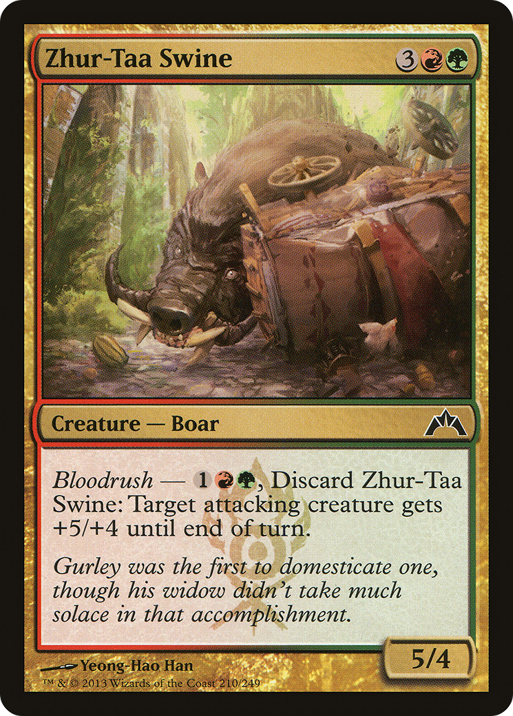 Zhur-Taa Swine (GTC-210) [Gatecrash] Foil MTG Single Wizards of the Coast