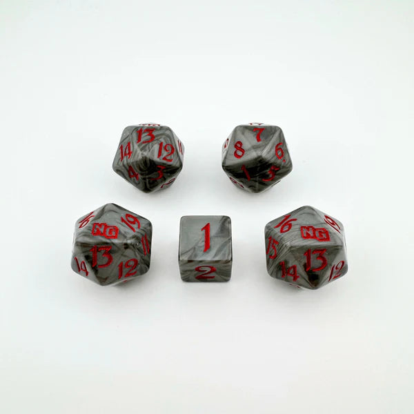 Nerd Gear: CEK Oversized Dice Set - Chaos Red Dice & Gaming Accessories Nerd Gear