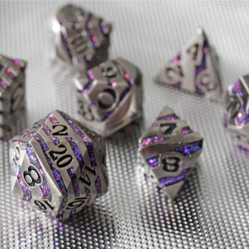 Forged Gaming: Metal 7-Die Set - "Celestial Ore" Dice & Gaming Accessories Forged Gaming
