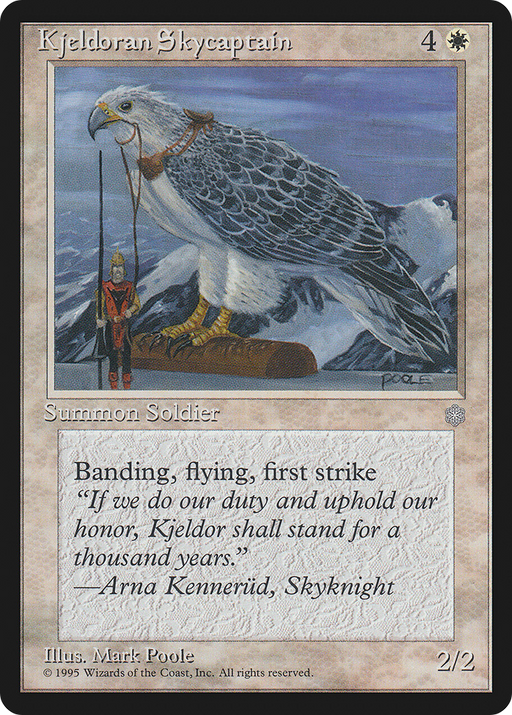 Kjeldoran Skycaptain (ICE-039) [Ice Age] MTG Single Wizards of the Coast
