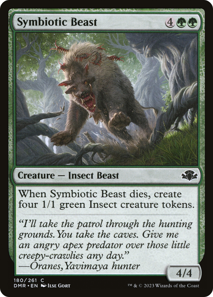 Symbiotic Beast (DMR-180) [Dominaria Remastered] Foil MTG Single Wizards of the Coast