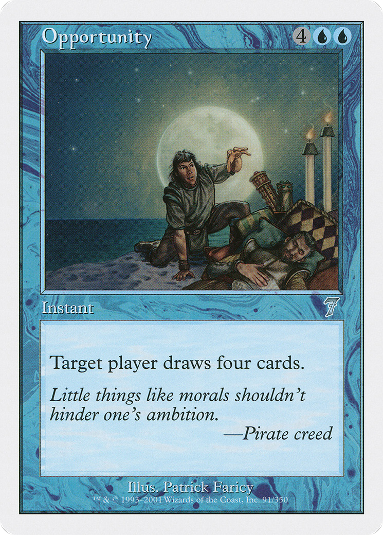 Opportunity (7ED-091) [7th Edition] MTG Single Wizards of the Coast