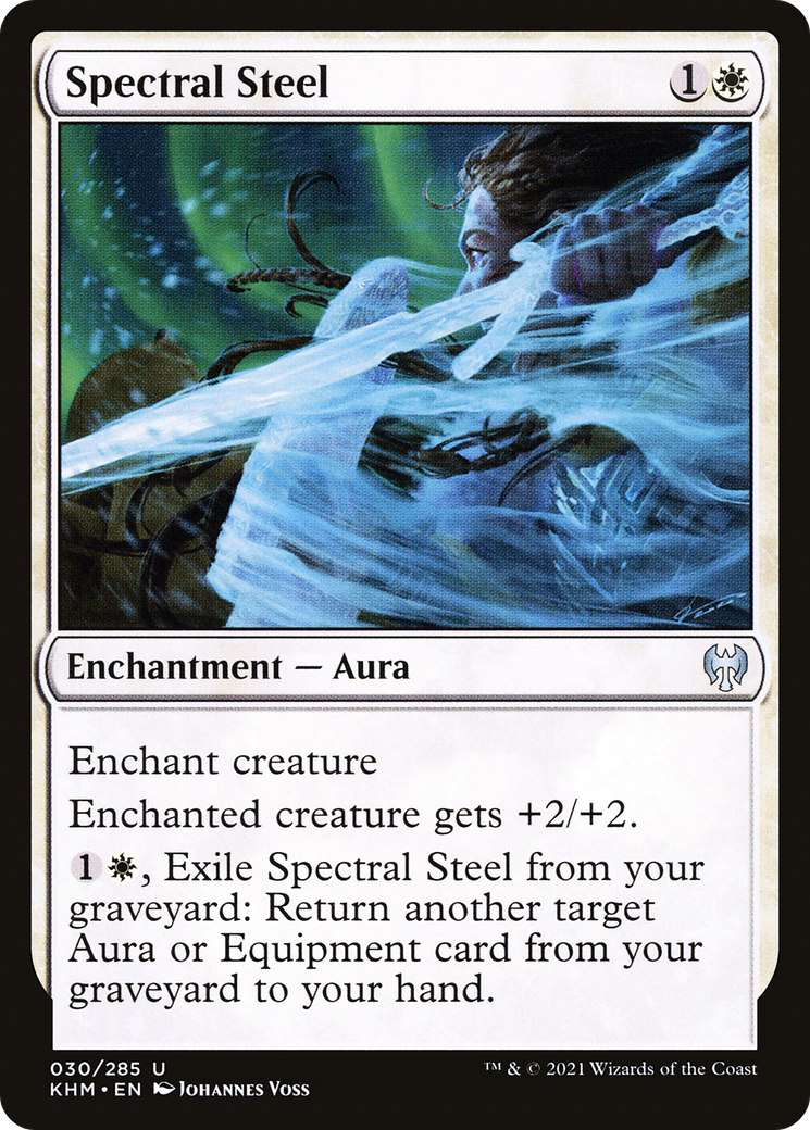 Spectral Steel (KHM-030) [Kaldheim] MTG Single Wizards of the Coast