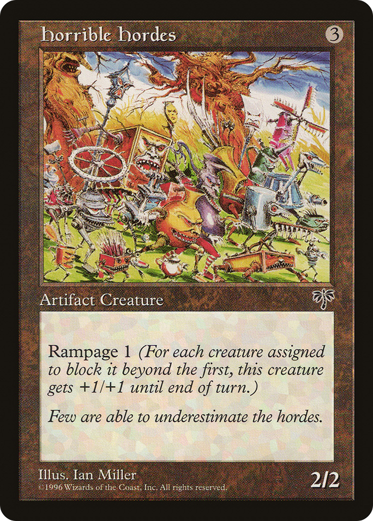 Horrible Hordes (MIR-304) [Mirage] MTG Single Wizards of the Coast