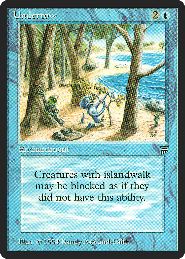 Undertow (LEG-082) [Oldschool] Legends MTG Single Wizards of the Coast
