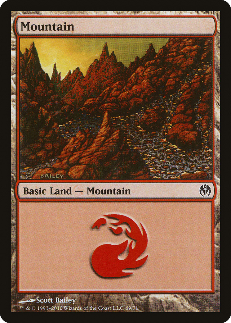 Mountain (DDE-069) [Misc] Duel Decks: Phyrexia vs. the Coalition MTG Single Wizards of the Coast