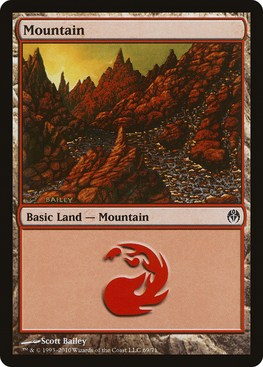 Mountain (DDE-069) [Misc] Duel Decks: Phyrexia vs. the Coalition MTG Single Wizards of the Coast