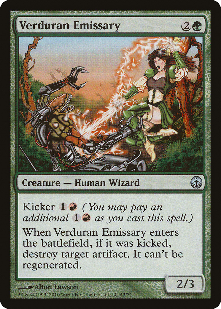 Verduran Emissary (DDE-043) [Misc] Duel Decks: Phyrexia vs. the Coalition MTG Single Wizards of the Coast