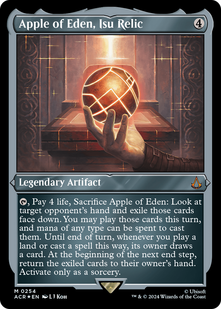 Apple of Eden, Isu Relic (ACR-254) [Assassin's Creed] Etched Foil MTG Single Wizards of the Coast