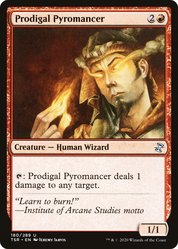 Prodigal Pyromancer (TSR-180) [Time Spiral Remastered] MTG Single Wizards of the Coast