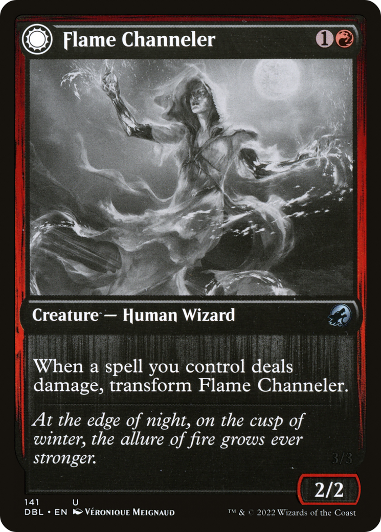 Flame Channeler (DBL-141) [Innistrad: Double Feature] Foil MTG Single Wizards of the Coast