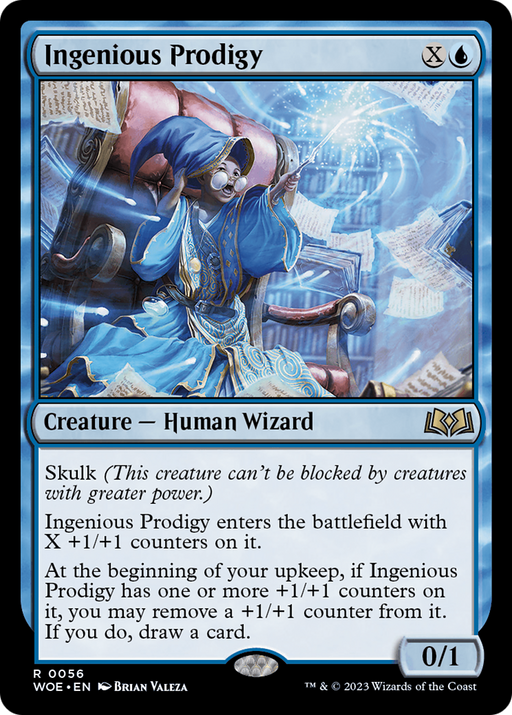 Ingenious Prodigy (WOE-056) [Wilds of Eldraine] MTG Single Wizards of the Coast