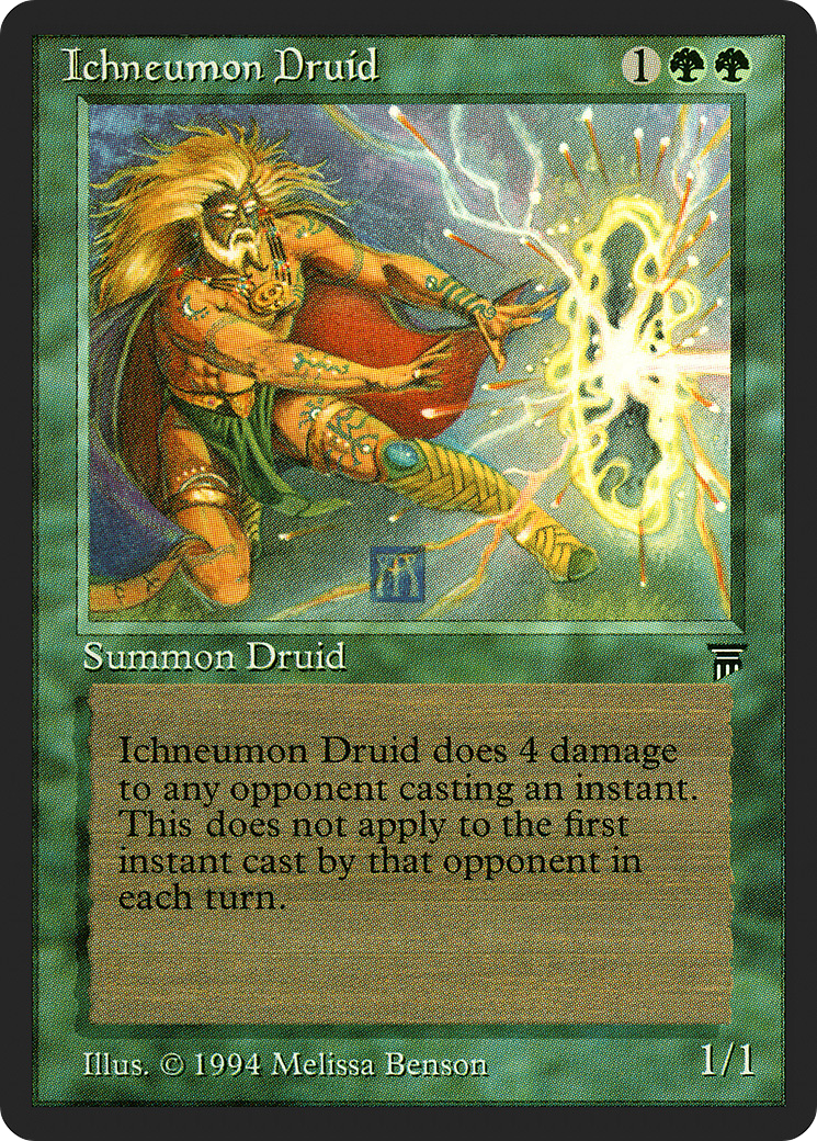 Ichneumon Druid (LEG-191) [Oldschool] Legends MTG Single Wizards of the Coast