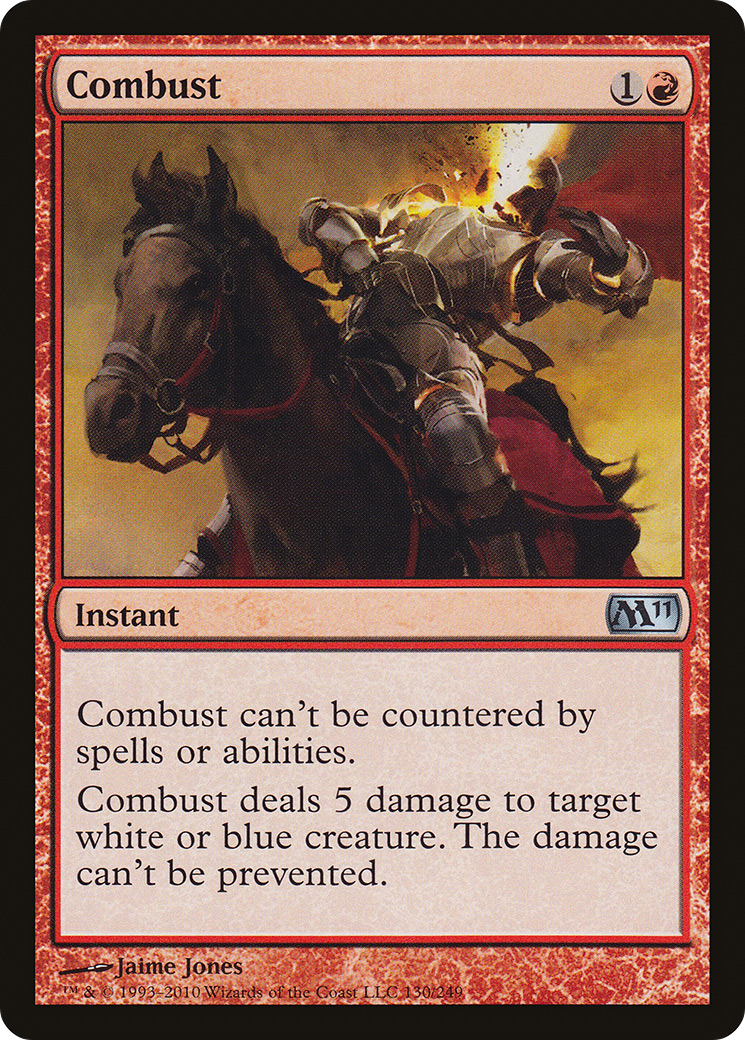 Combust (M11-130) [Magic 2011] Foil MTG Single Wizards of the Coast