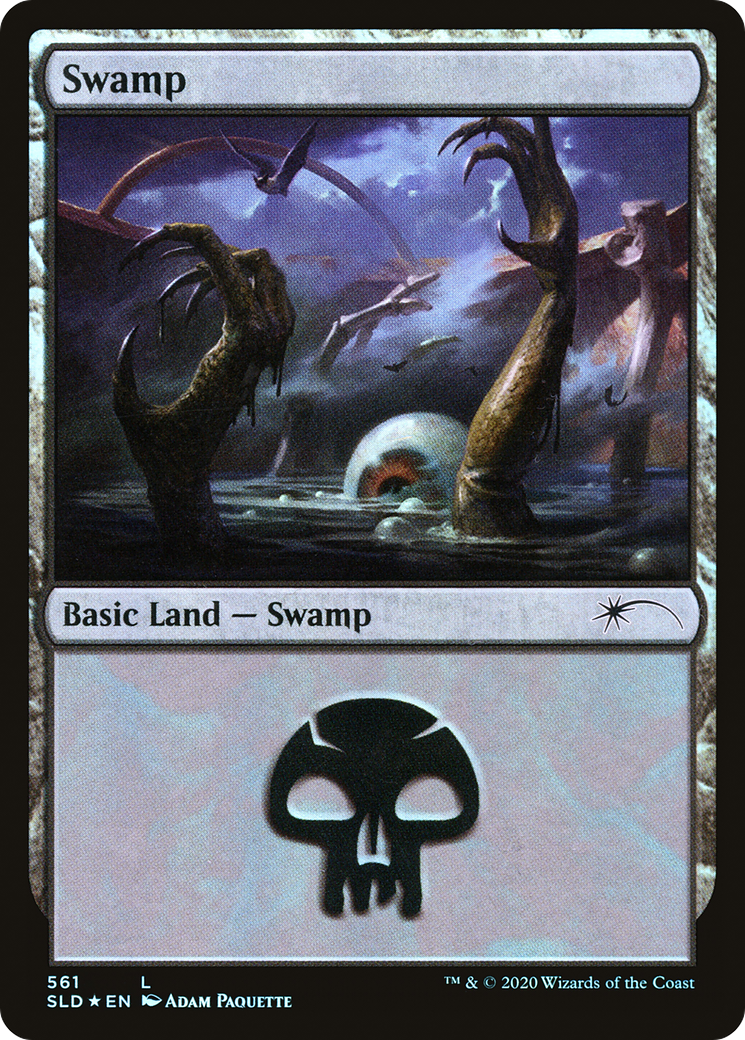 Swamp (SLD-561) [Secret Lair] Drop Foil MTG Single Wizards of the Coast