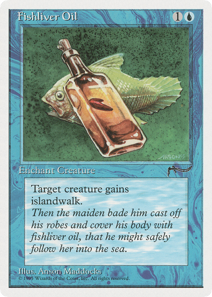 Fishliver Oil (CHR-) [Chronicles] MTG Single Wizards of the Coast