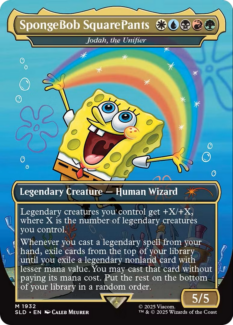 SpongeBob SquarePants - Jodah, the Unifier (SLD-1932) [Secret Lair Drop] (Borderless) Foil