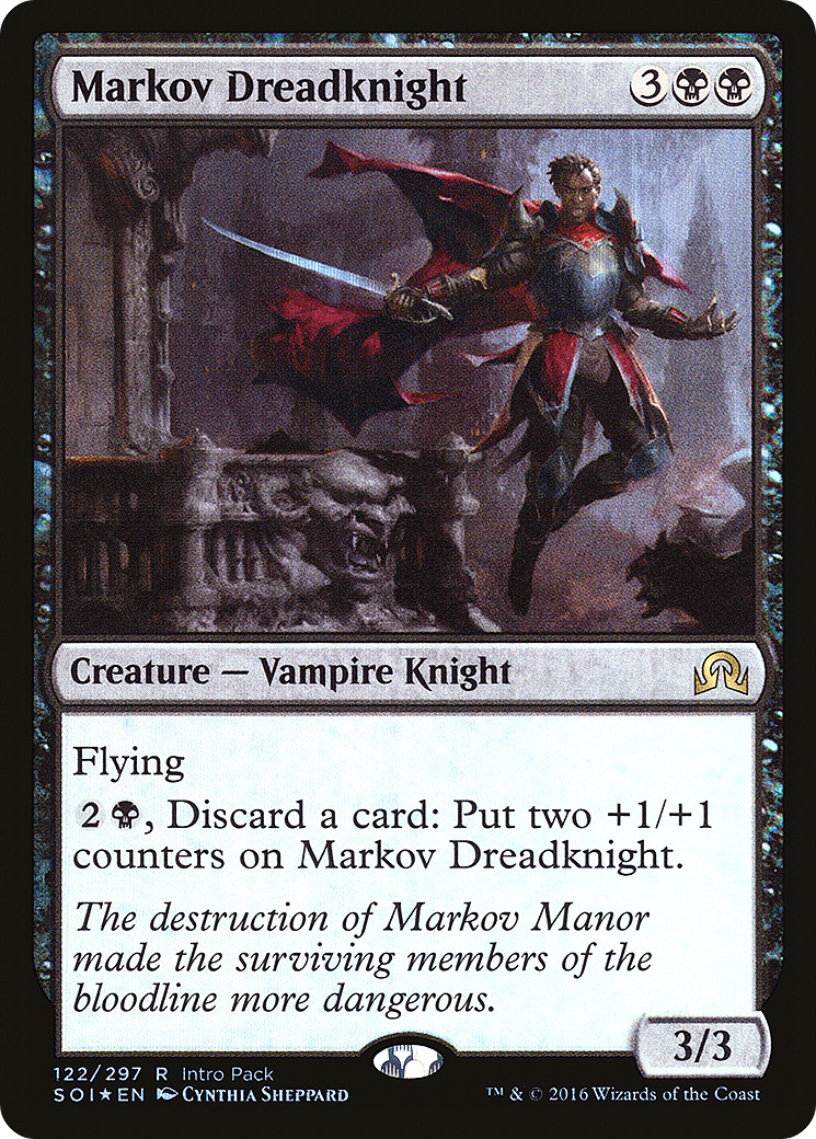 Markov Dreadknight (UMP-122) [Shadows over Innistrad Promos] Foil MTG Single Wizards of the Coast