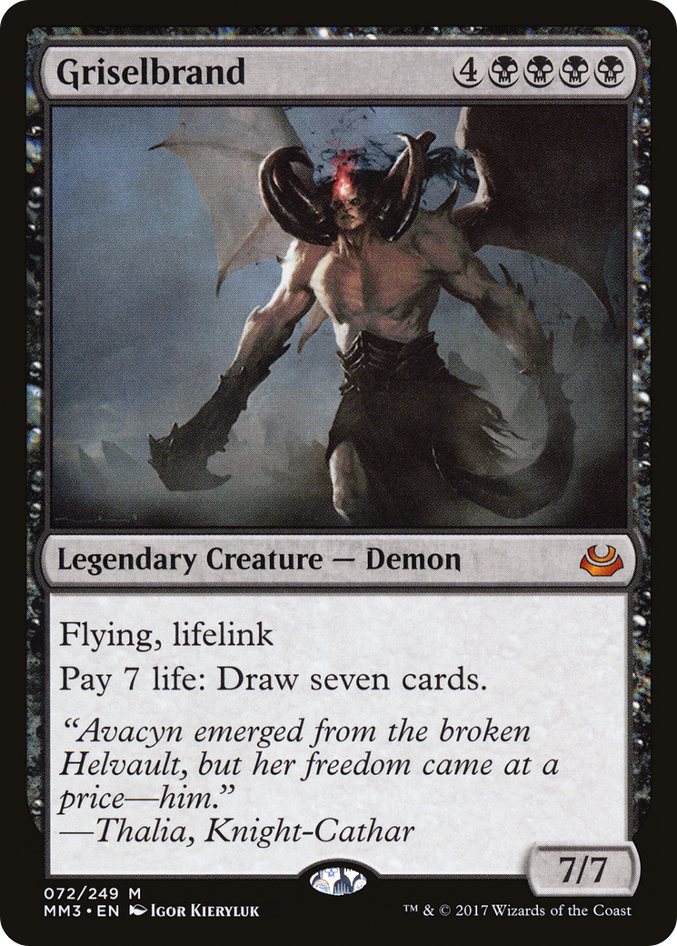 Griselbrand (MM3-072) [Modern Masters 2017] MTG Single Modern Masters 2017