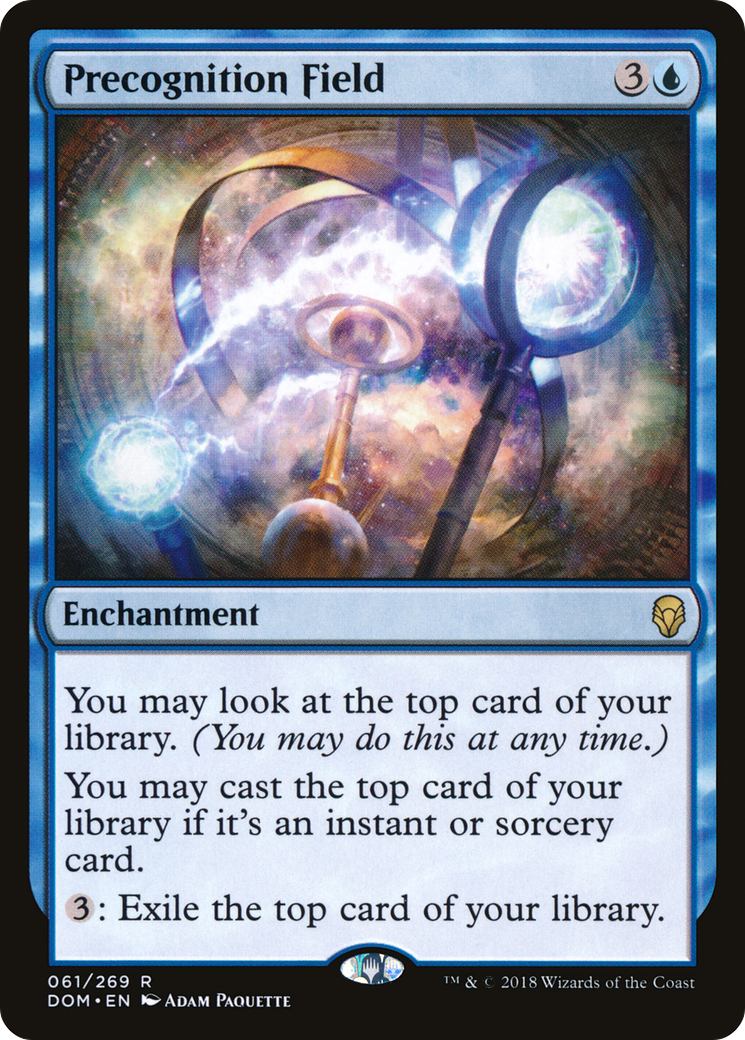 Precognition Field (DOM-061) [Dominaria] Foil MTG Single Wizards of the Coast