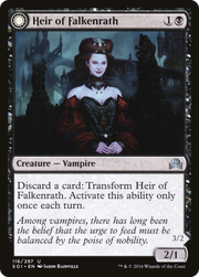 Heir of Falkenrath // Heir to the Night (SOI-116) [Shadows over Innistrad] MTG Single Wizards of the Coast