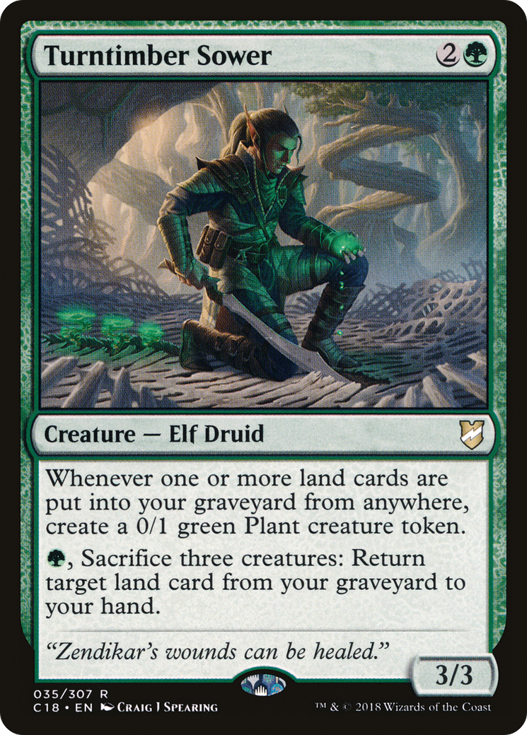 Turntimber Sower (C18-035) [Commander 2018] MTG Single Wizards of the Coast