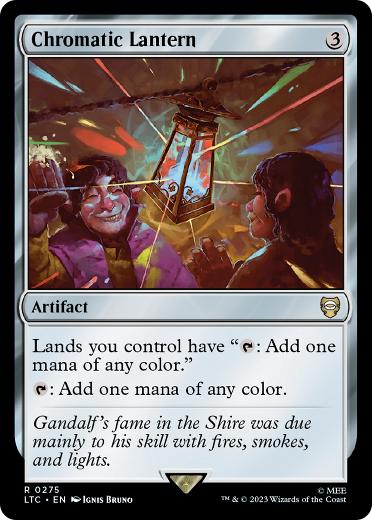 Chromatic Lantern (LTC-275) [Tales of Middle-earth Commander] MTG Single Wizards of the Coast