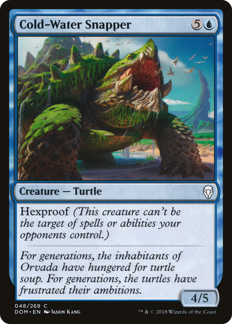 Cold-Water Snapper (DOM-048) [Dominaria] MTG Single Wizards of the Coast