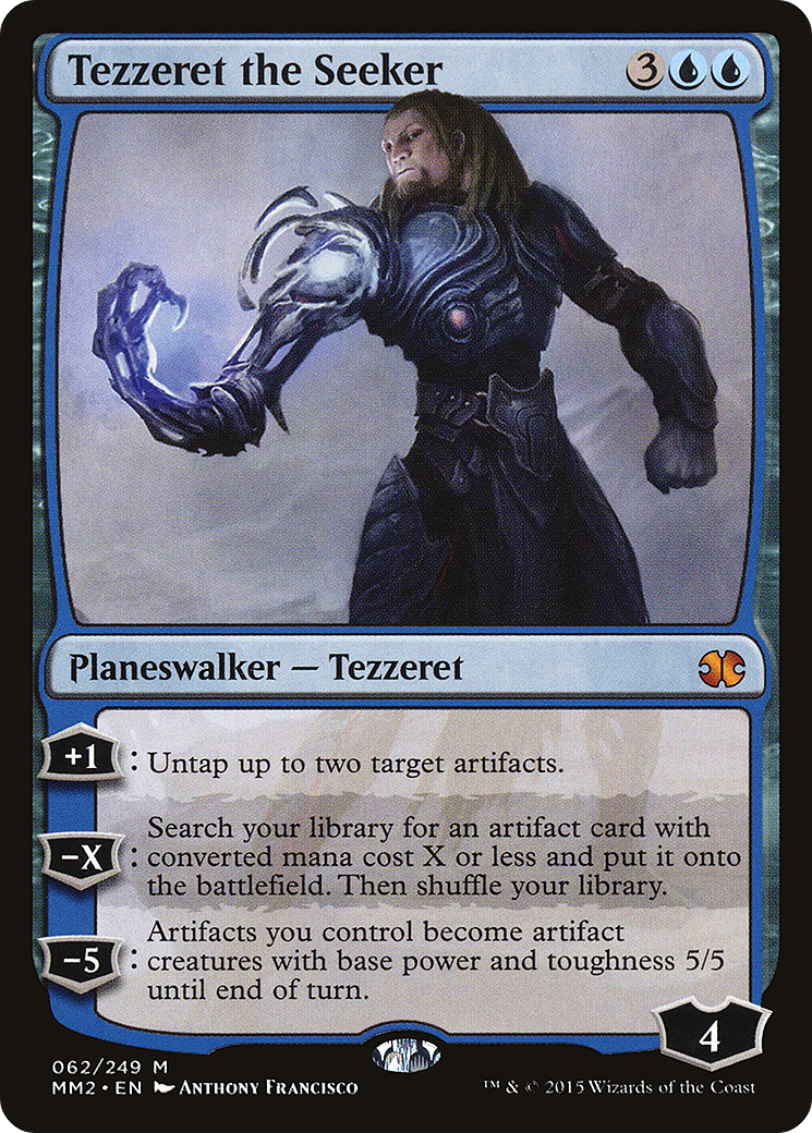 Tezzeret the Seeker (MM2-062) [Modern Masters 2015] Foil MTG Single Modern Masters 2015