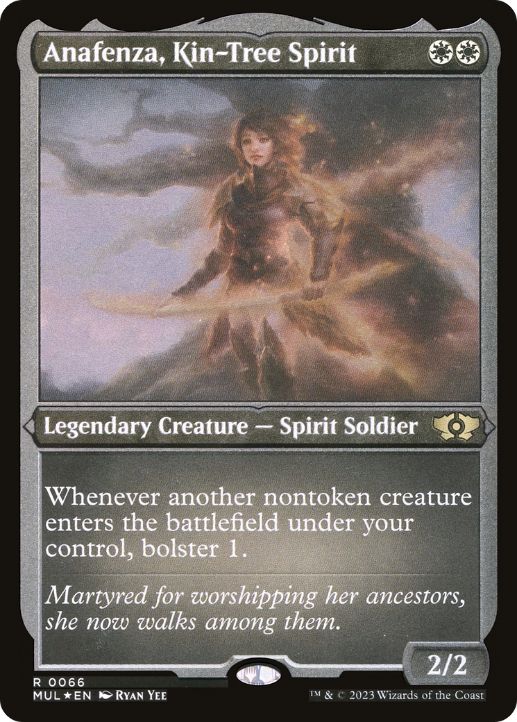 Anafenza, Kin-Tree Spirit (MUL-066) [Multiverse Legends] Foil MTG Single Wizards of the Coast