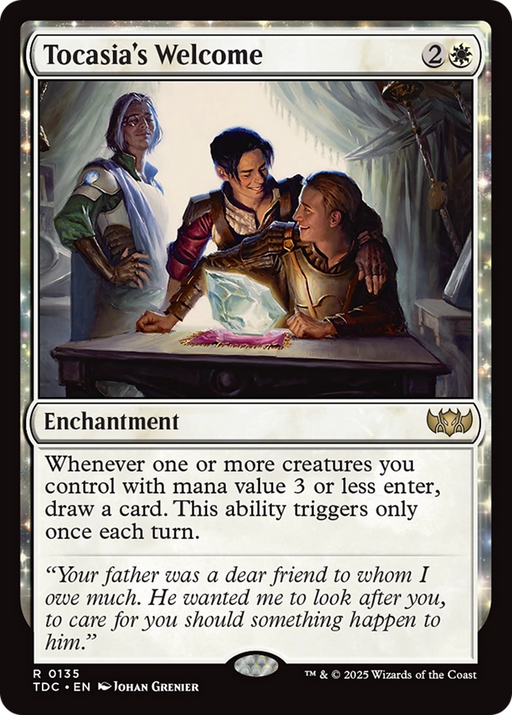 Tocasia's Welcome (TDC-135) [Commander: Tarkir: Dragonstorm] MTG Single Wizards of the Coast