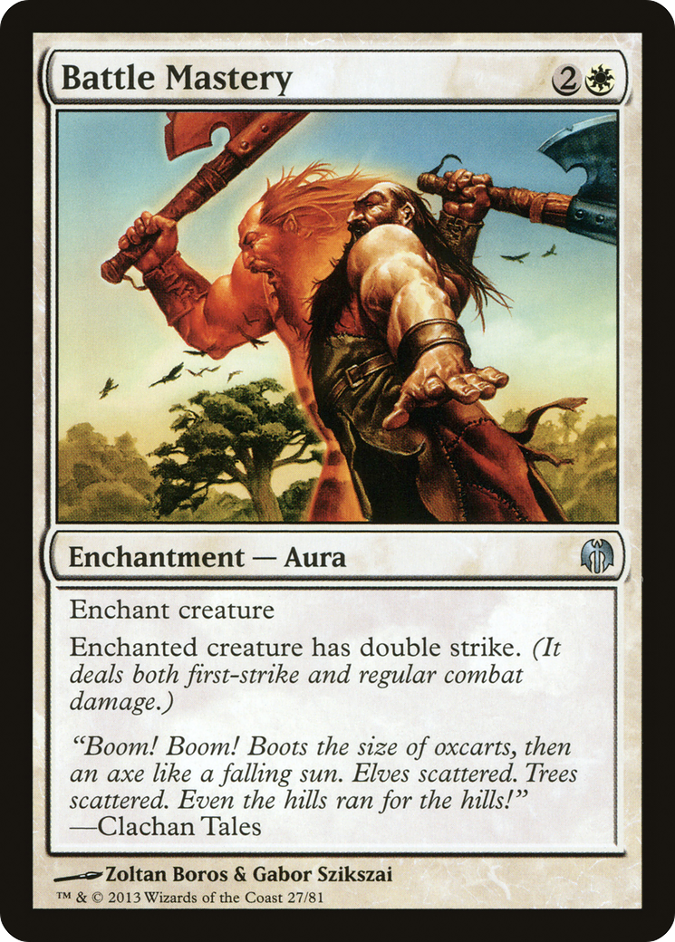 Battle Mastery (DDL-027) [Misc] Duel Decks: Heroes vs. Monsters MTG Single Wizards of the Coast